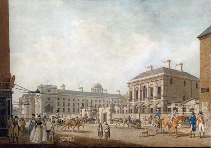 View of the Provost's house and Trinity College